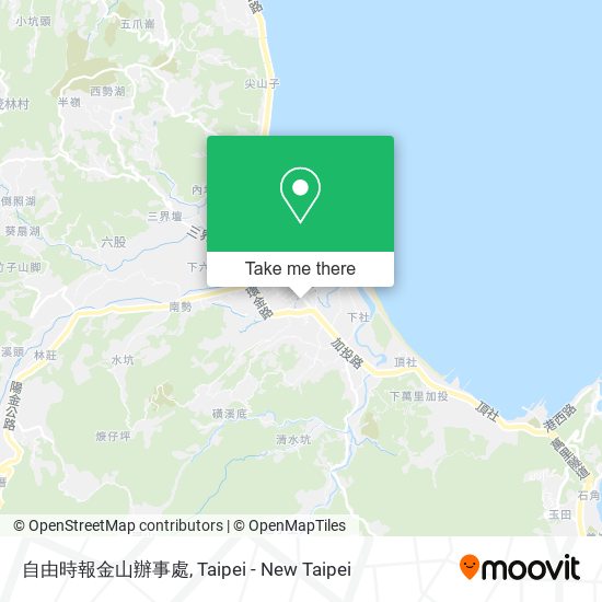 自由時報金山辦事處 map