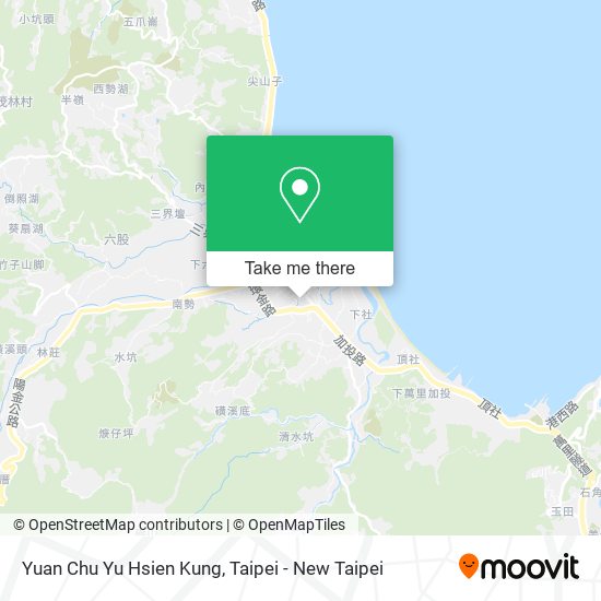 Yuan Chu Yu Hsien Kung map