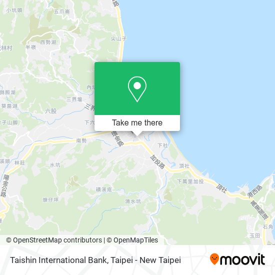 Taishin International Bank map