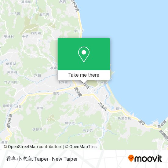 香亭小吃店 map