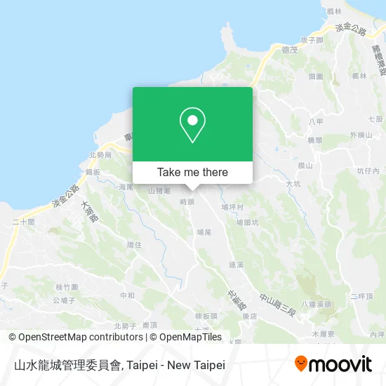 山水龍城管理委員會 map