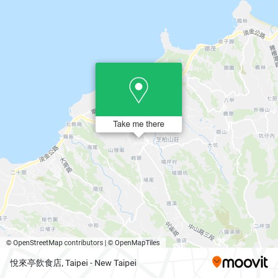 悅來亭飲食店 map