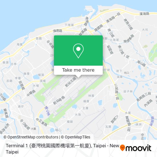 Terminal 1 (臺灣桃園國際機場第一航廈) map
