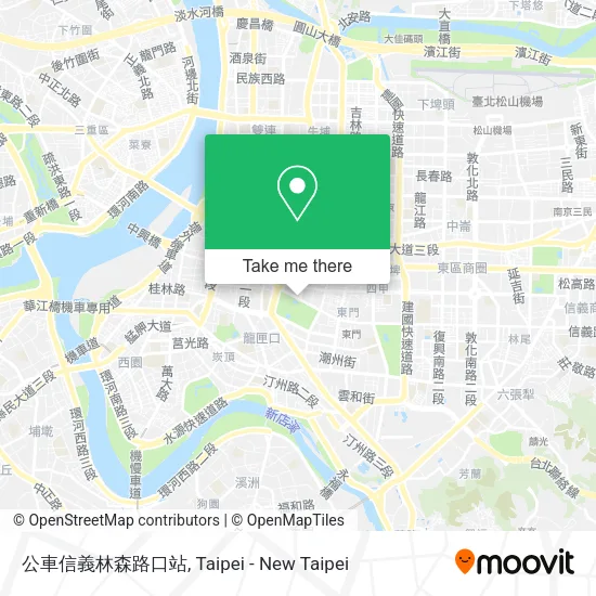 公車信義林森路口站地圖