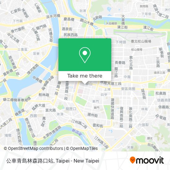 公車青島林森路口站 map