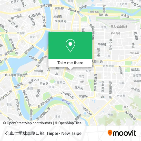 公車仁愛林森路口站地圖