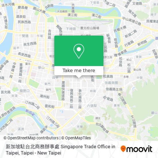新加坡駐台北商務辦事處 Singapore Trade Office in Taipei map