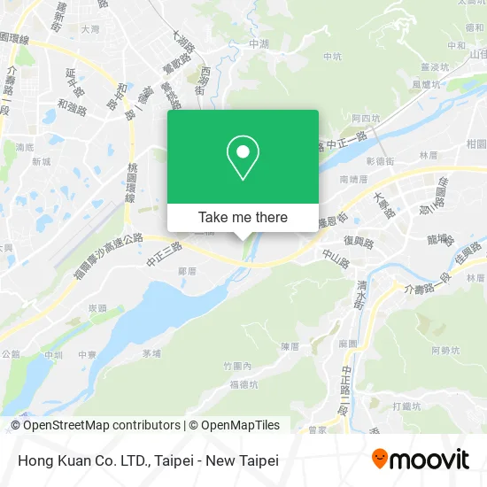 Hong Kuan Co. LTD.地圖