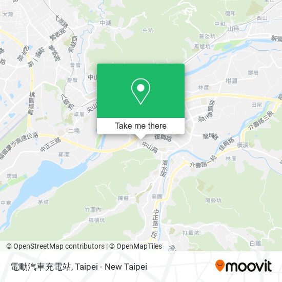 電動汽車充電站 map