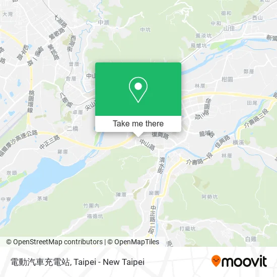 電動汽車充電站 map