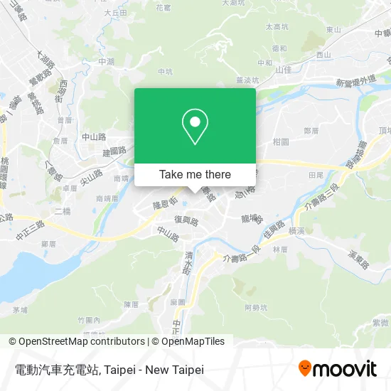 電動汽車充電站 map