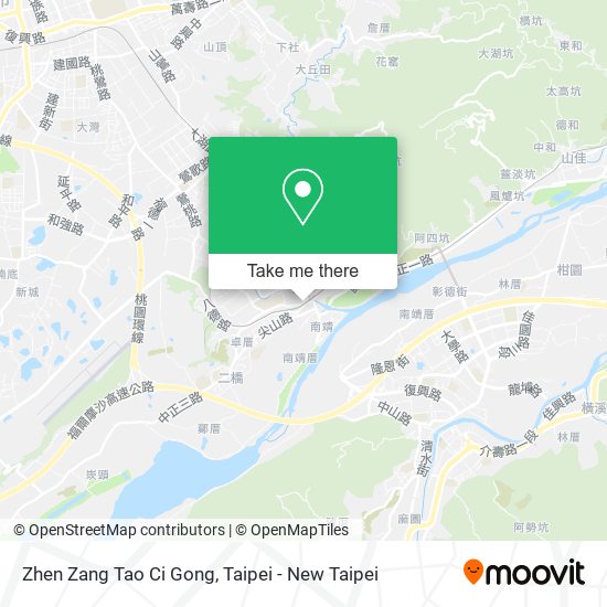 Zhen Zang Tao Ci Gong map