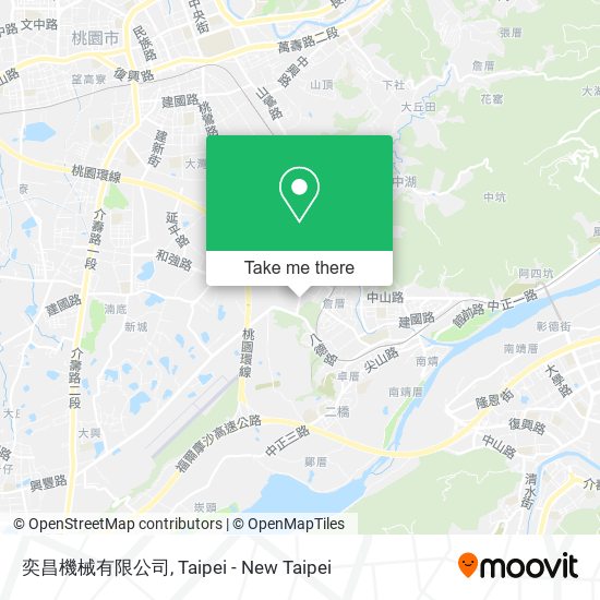 奕昌機械有限公司地圖