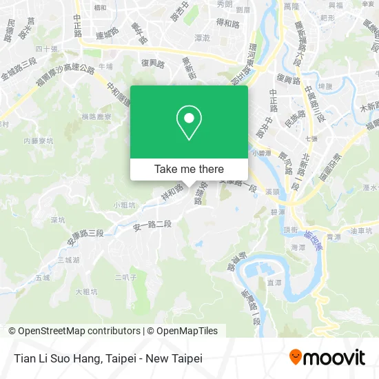 Tian Li Suo Hang map