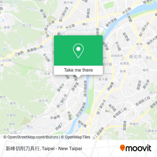 新峰切削刀具行地圖