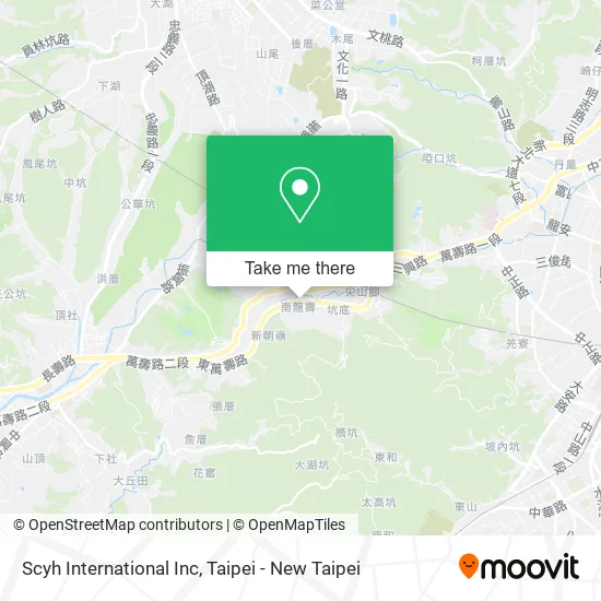 Scyh International Inc map