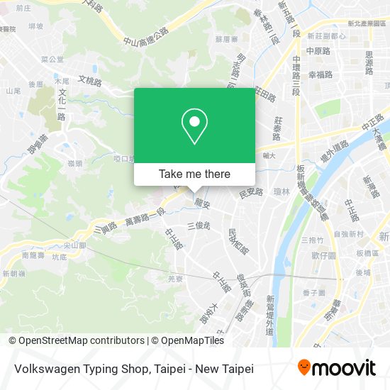 Volkswagen Typing Shop map