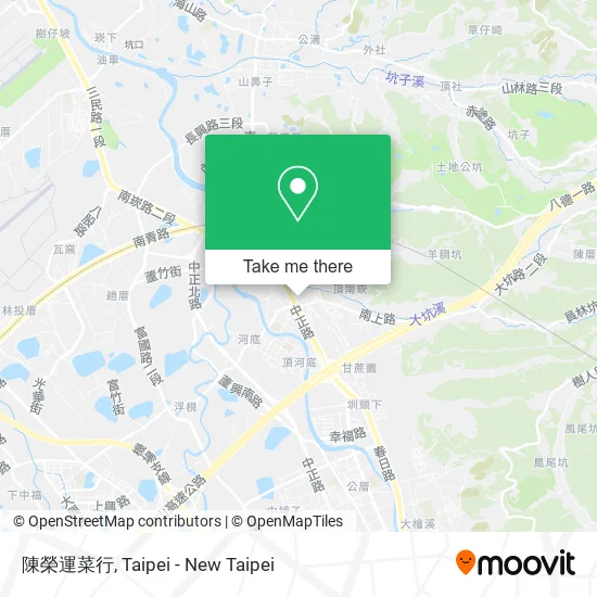 陳榮運菜行地圖