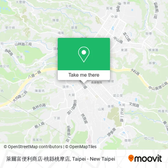 萊爾富便利商店-桃縣桃摩店地圖