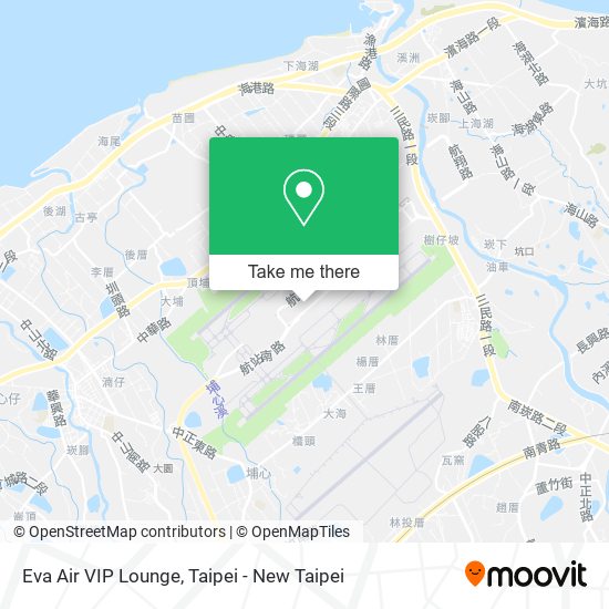 Eva Air VIP Lounge map