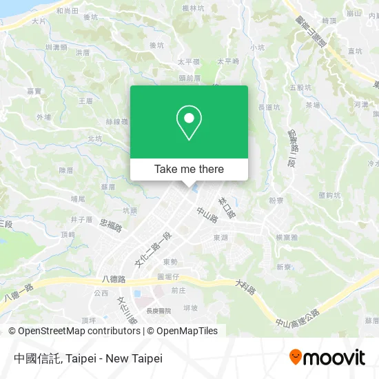 中國信託地圖