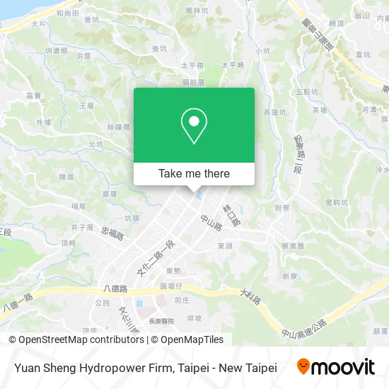 Yuan Sheng Hydropower Firm map