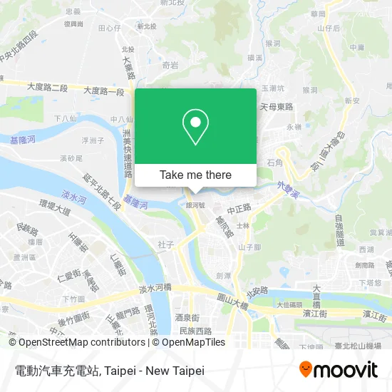 電動汽車充電站 map