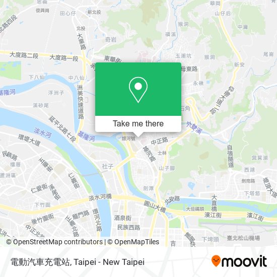 電動汽車充電站地圖