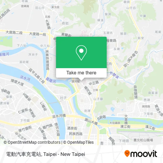 電動汽車充電站 map