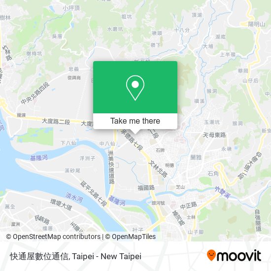 快通屋數位通信 map
