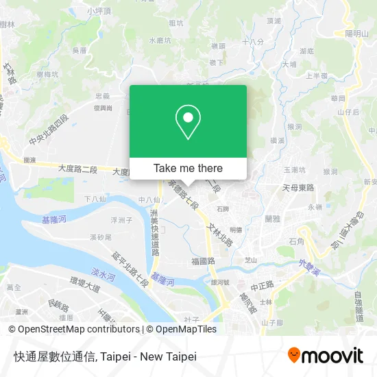 快通屋數位通信地圖