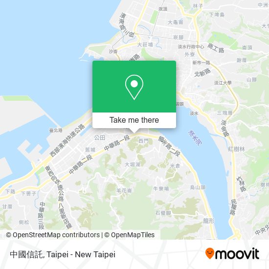 中國信託地圖