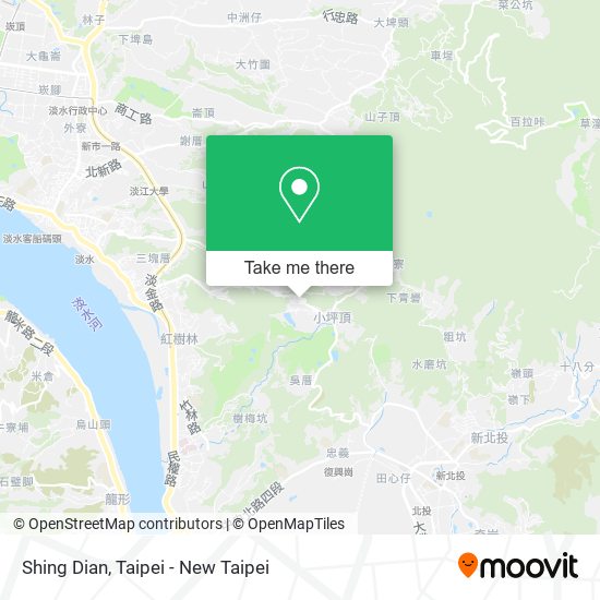 Shing Dian map
