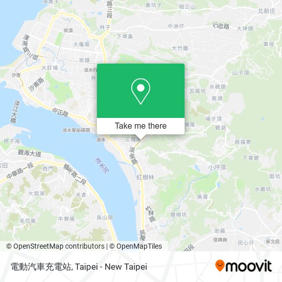 電動汽車充電站 map