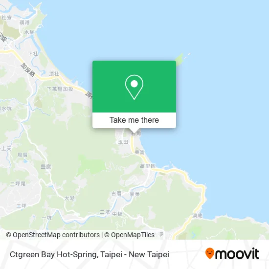 Ctgreen Bay Hot-Spring map