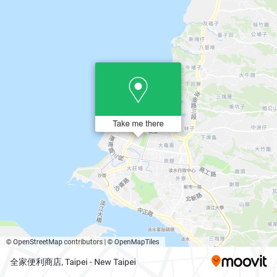 全家便利商店 map