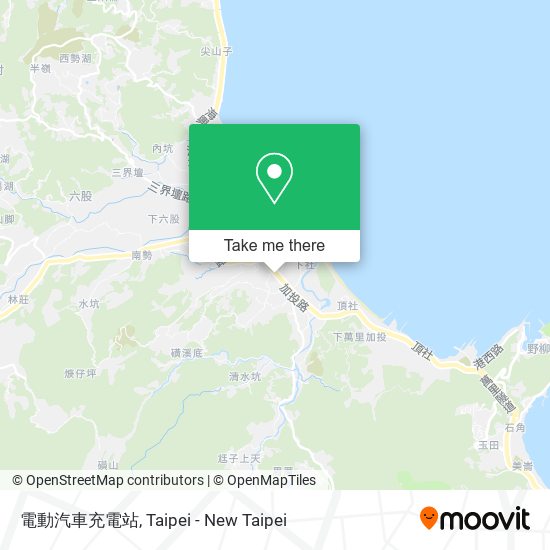 電動汽車充電站 map