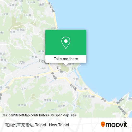 電動汽車充電站地圖