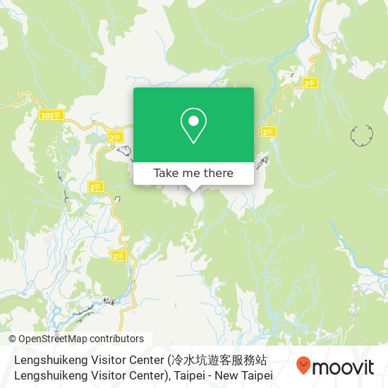 Lengshuikeng Visitor Center map