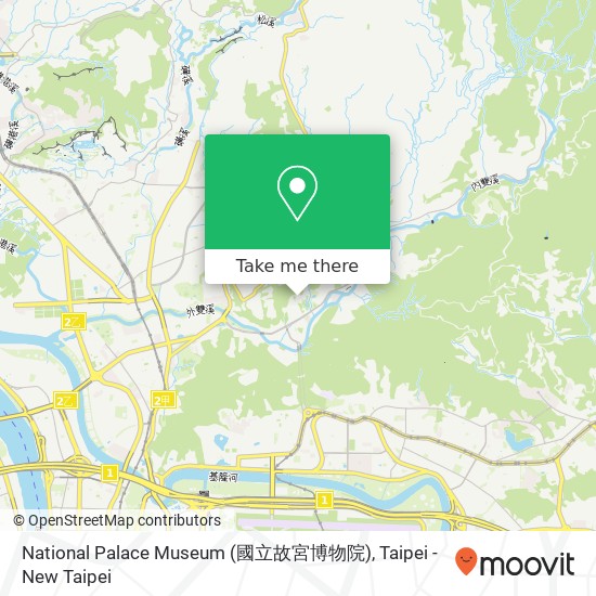 National Palace Museum (國立故宮博物院) map