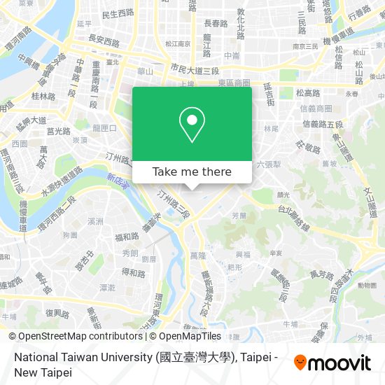 National Taiwan University (國立臺灣大學)地圖