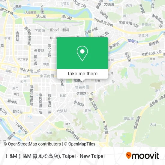 H&M (H&M 微風松高店) map