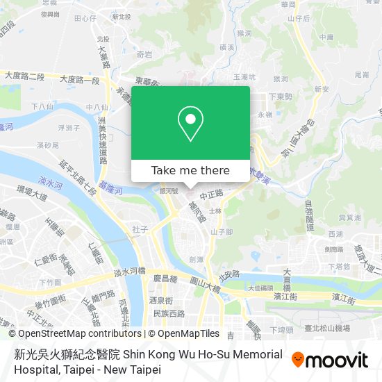 新光吳火獅紀念醫院 Shin Kong Wu Ho-Su Memorial Hospital map