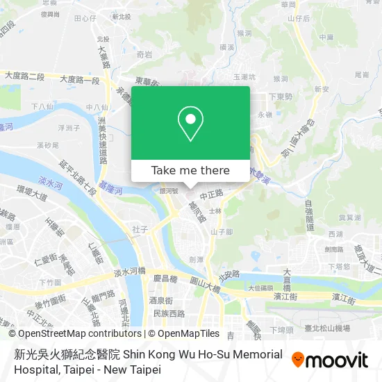 新光吳火獅紀念醫院 Shin Kong Wu Ho-Su Memorial Hospital map
