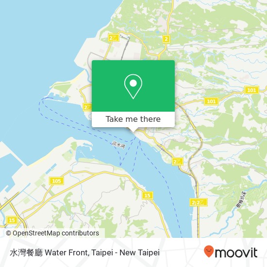水灣餐廳 Water Front map