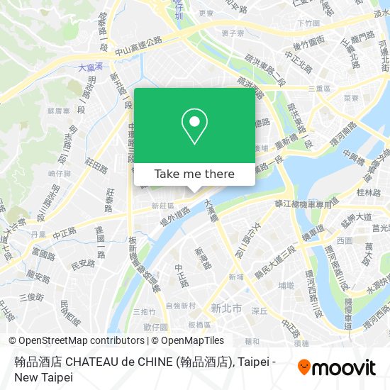 翰品酒店 CHATEAU de CHINE map