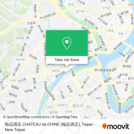 翰品酒店 CHATEAU de CHINE map