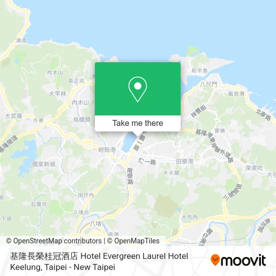 基隆長榮桂冠酒店 Hotel Evergreen Laurel Hotel Keelung地圖