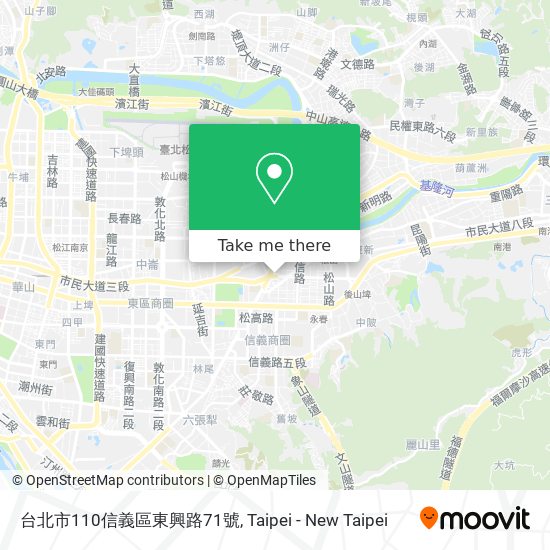 台北市110信義區東興路71號 map