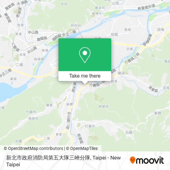 新北市政府消防局第五大隊三峽分隊 map